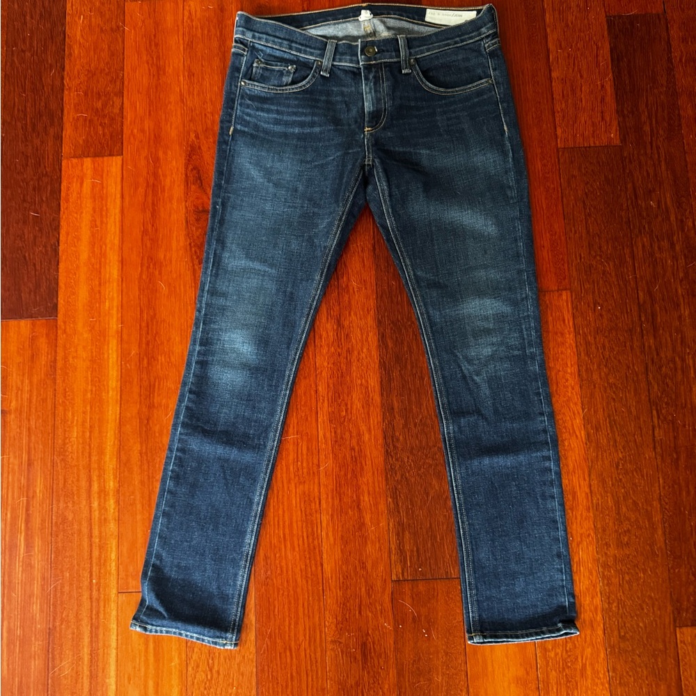 rag & bone Women’s Dark Blue Jeans Tomboy